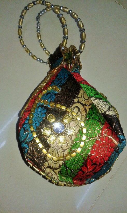 Bead Work Multi Color Pouch - 100gms